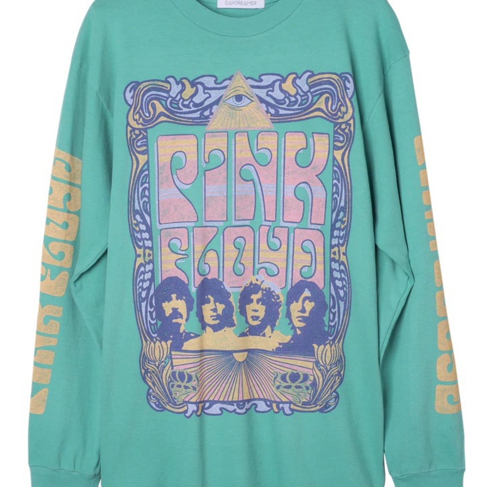 Pink Floyd Eye Poster Oversized Tee NWT S